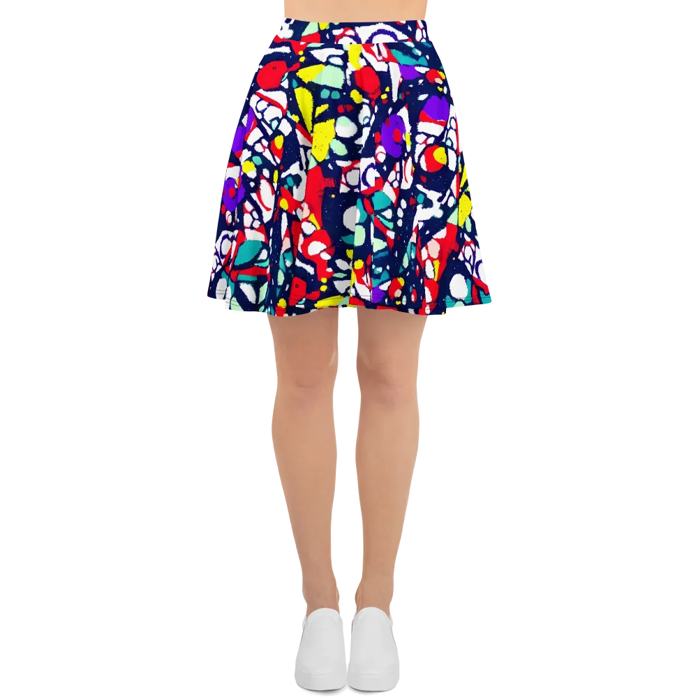 Prism Rumble on Skater Skirt — Front