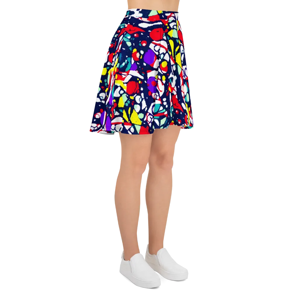 Prism Rumble on Skater Skirt — Right