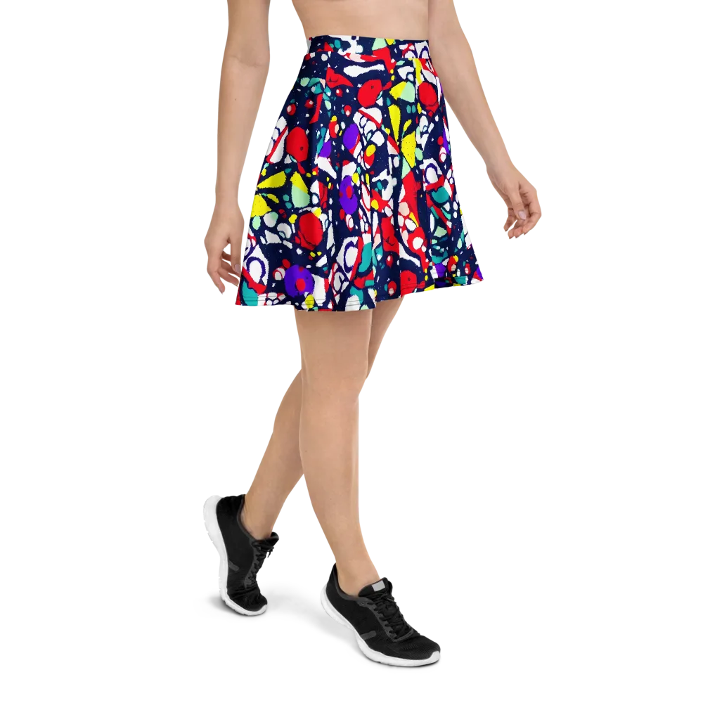 Prism Rumble on Skater Skirt — Right