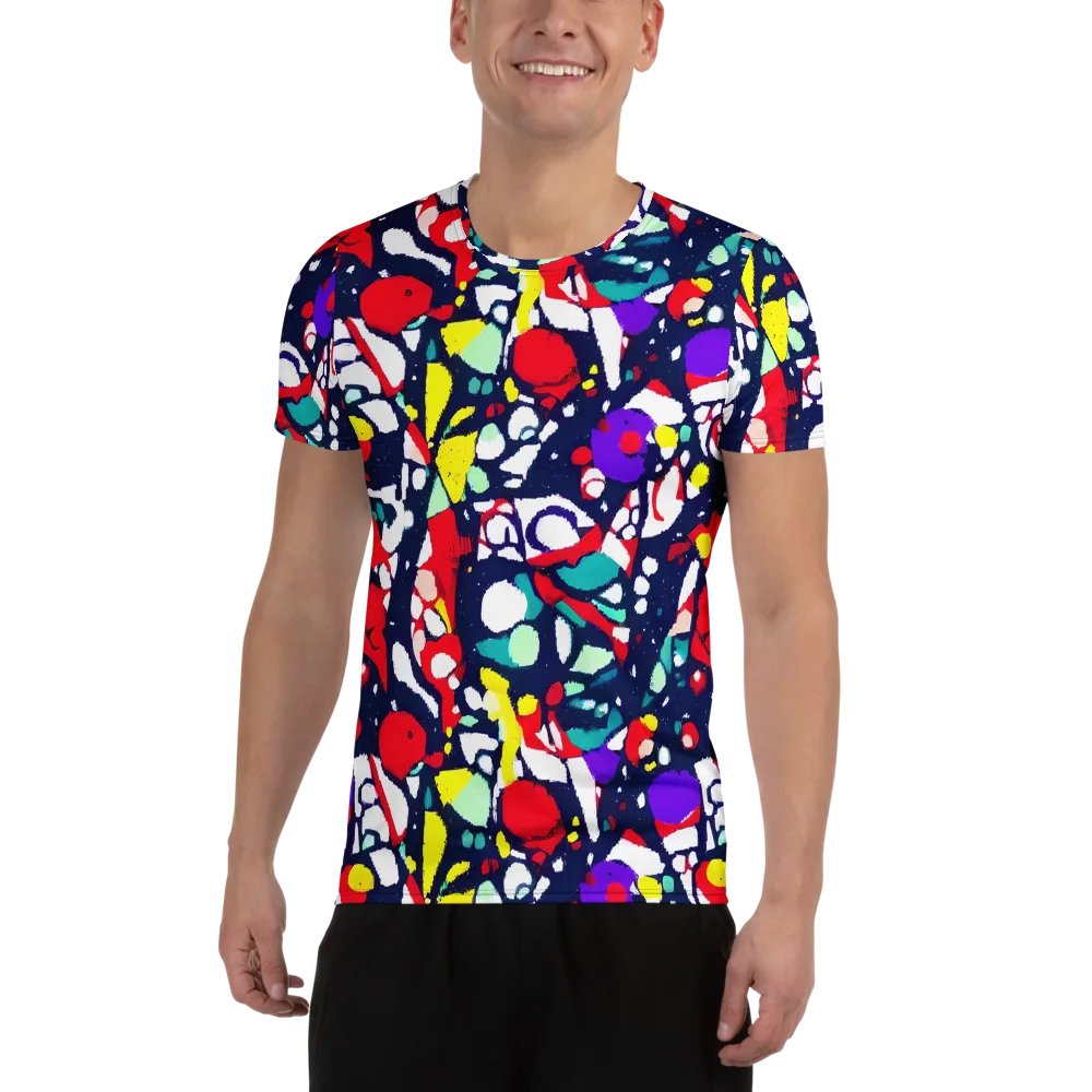 Prism Rumble on Men's Athletic T-Shirt — Front