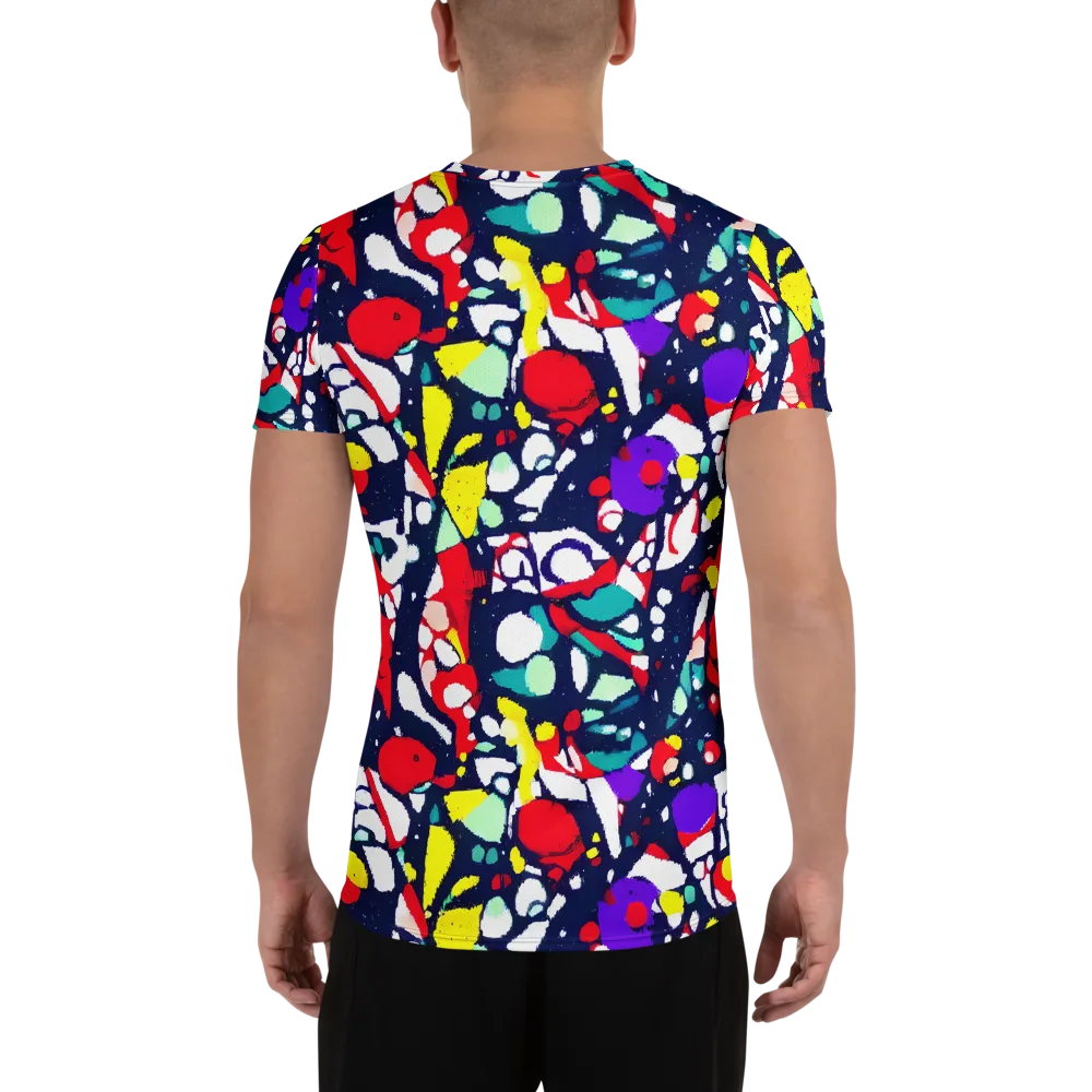 Prism Rumble on Men's Athletic T-Shirt — Back