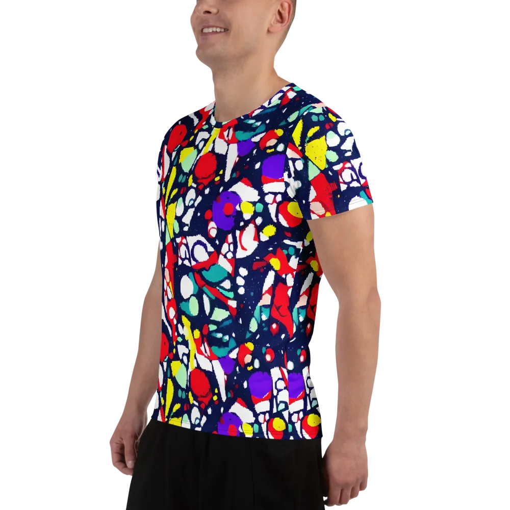 Prism Rumble on Men's Athletic T-Shirt — Left