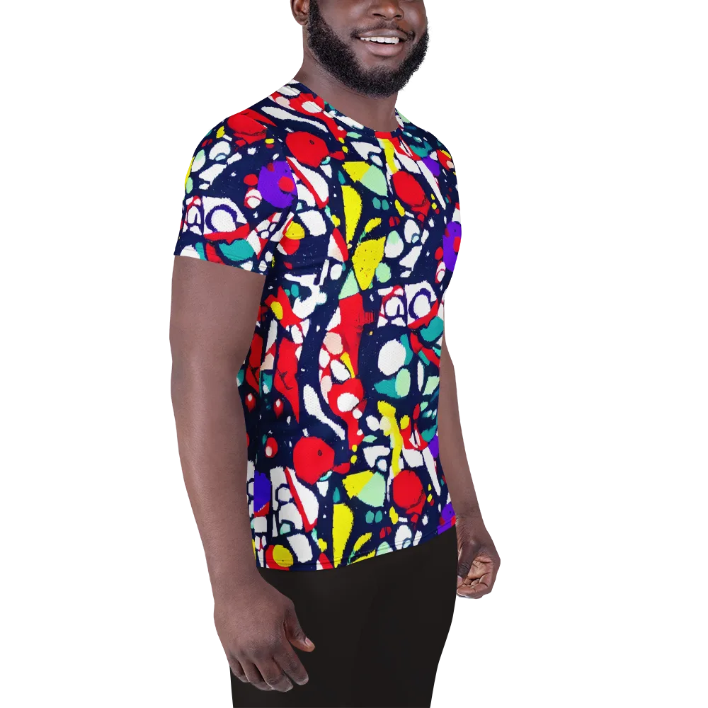 Prism Rumble on Men's Athletic T-Shirt — Right