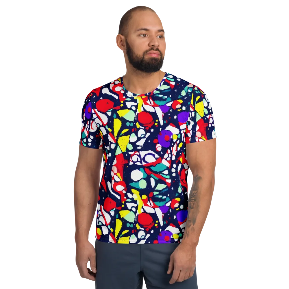 Prism Rumble on Men's Athletic T-Shirt — Front