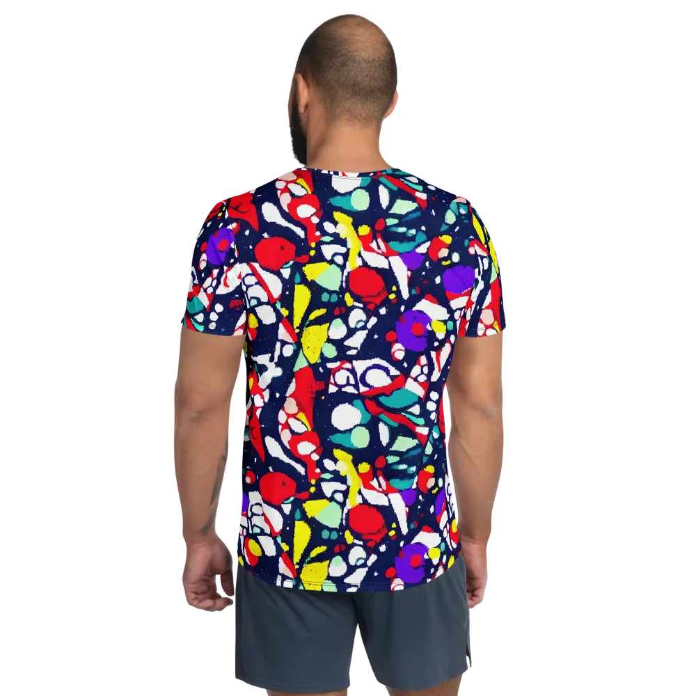 Prism Rumble on Men's Athletic T-Shirt — Back
