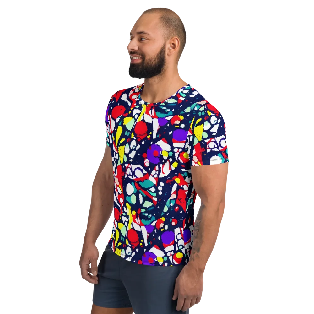 Prism Rumble on Men's Athletic T-Shirt — Left