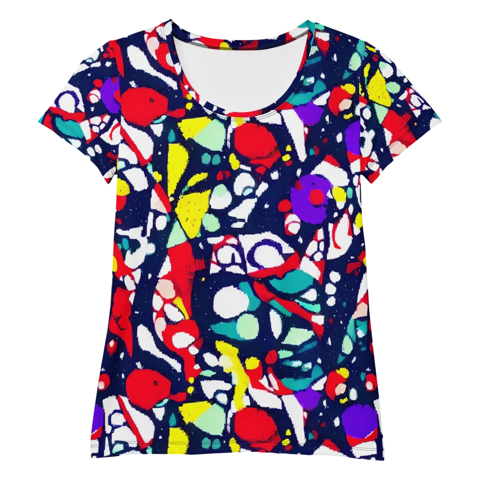 Prism Rumble on Women's Athletic T-Shirt — Front