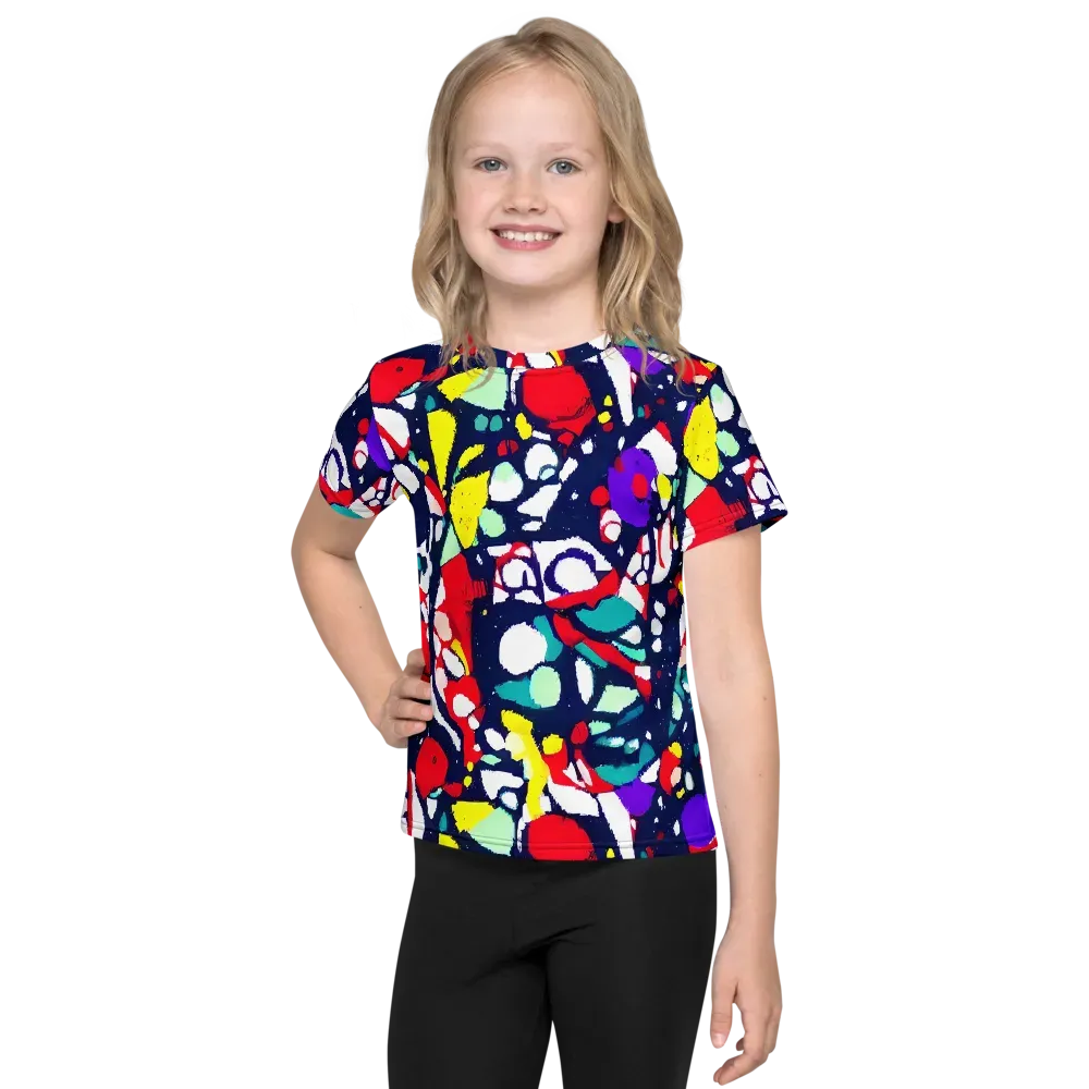 Prism Rumble on Kids Crew Neck T-Shirt — Front