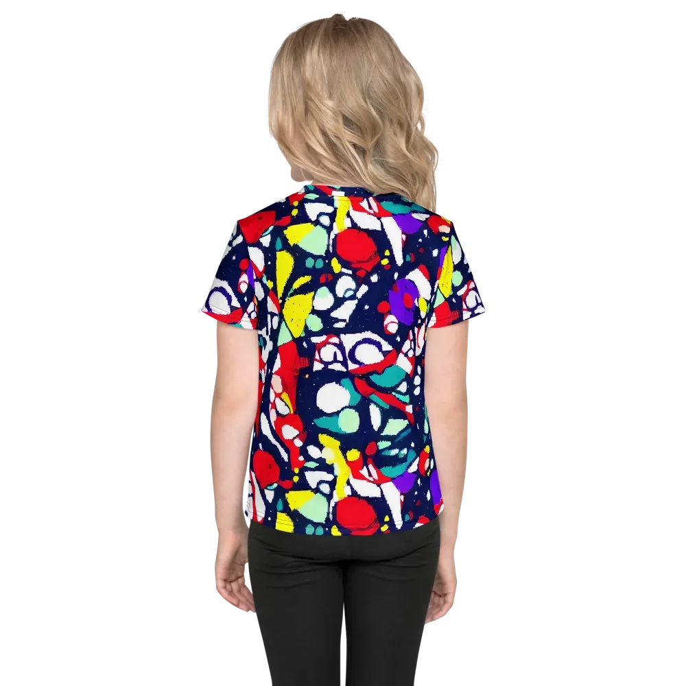 Prism Rumble on Kids Crew Neck T-Shirt — Back