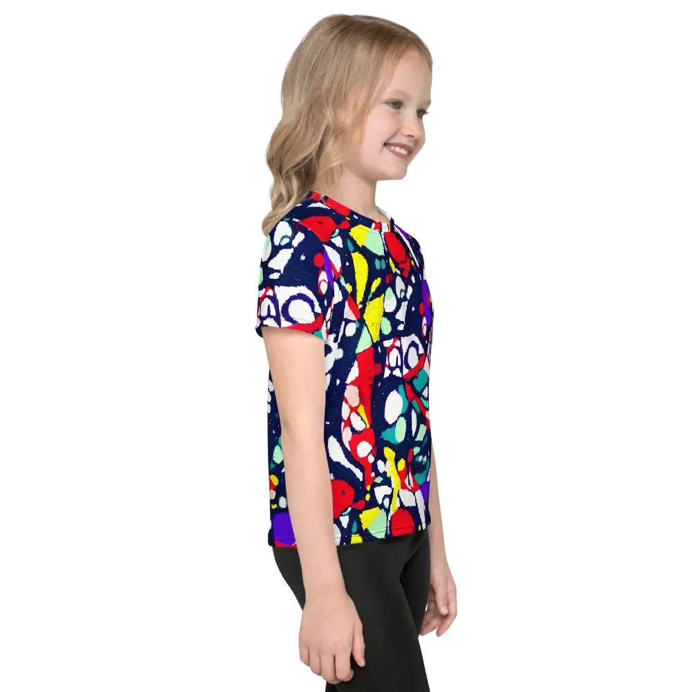 Prism Rumble on Kids Crew Neck T-Shirt — Right