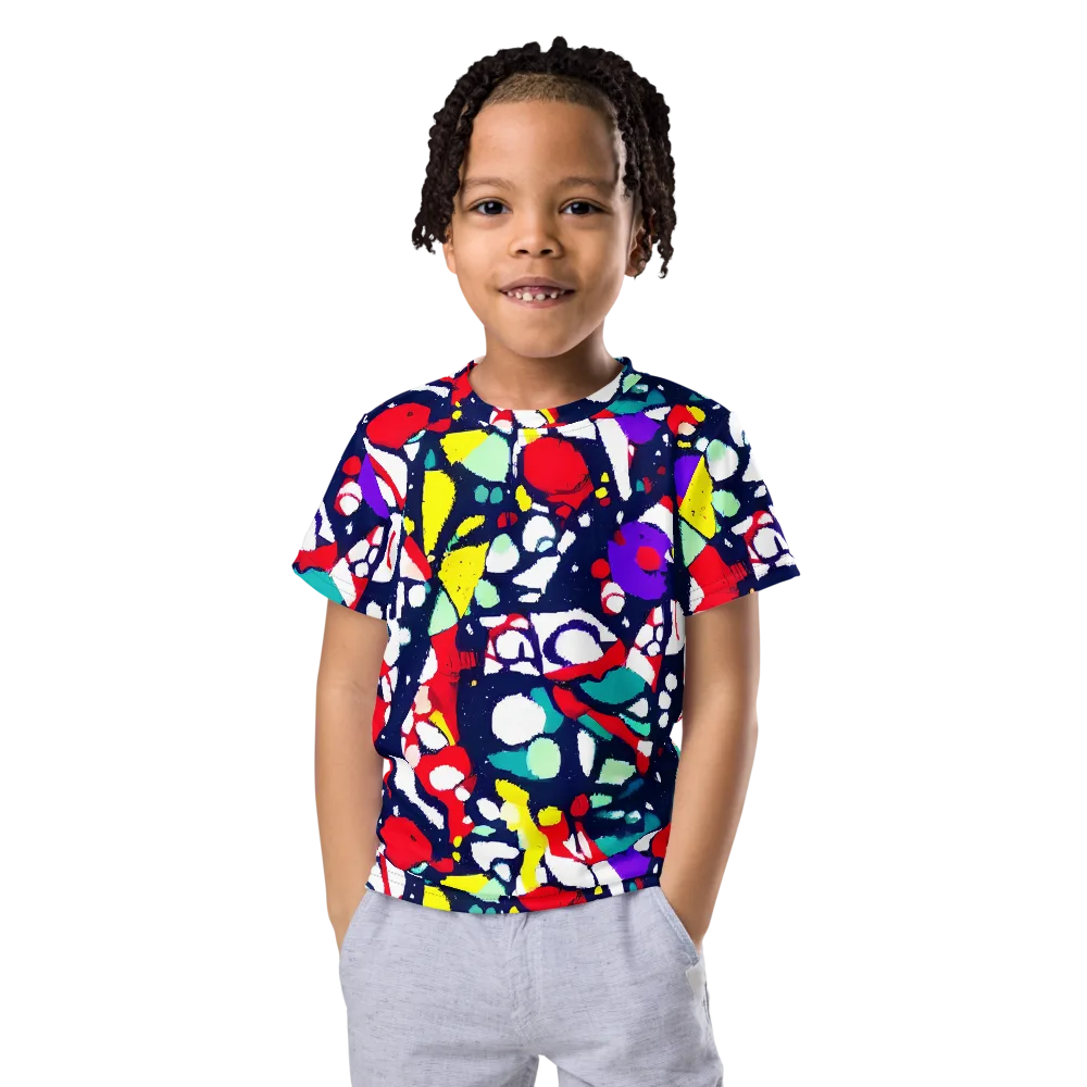 Prism Rumble on Kids Crew Neck T-Shirt — Front