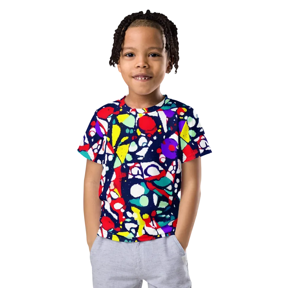 Prism Rumble on Kids Crew Neck T-Shirt — Front