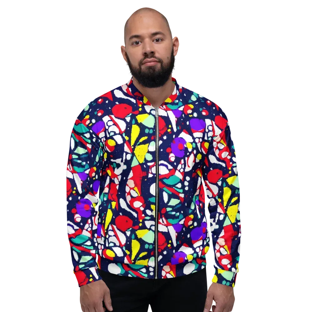 Prism Rumble on Bomber Jacket — Front
