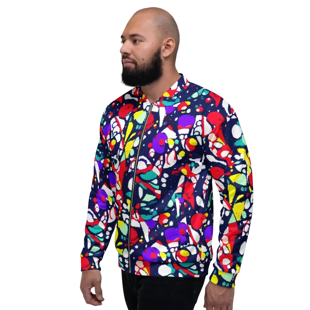 Prism Rumble on Bomber Jacket — Left