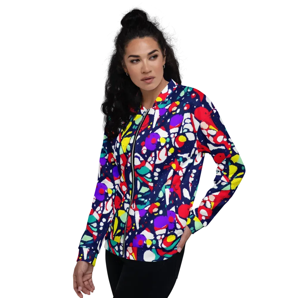 Prism Rumble on Bomber Jacket — Left