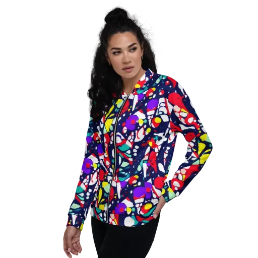 Prism Rumble on a Bomber Jacket