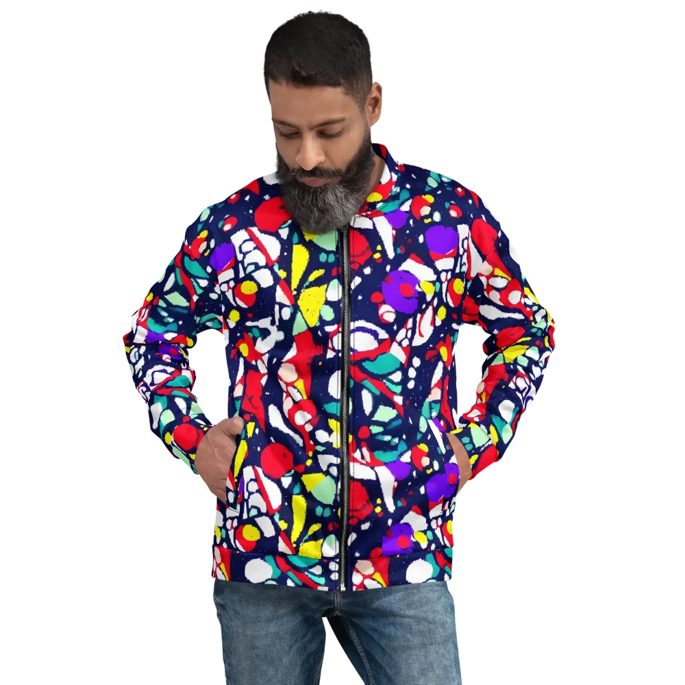 Prism Rumble on Bomber Jacket — Front