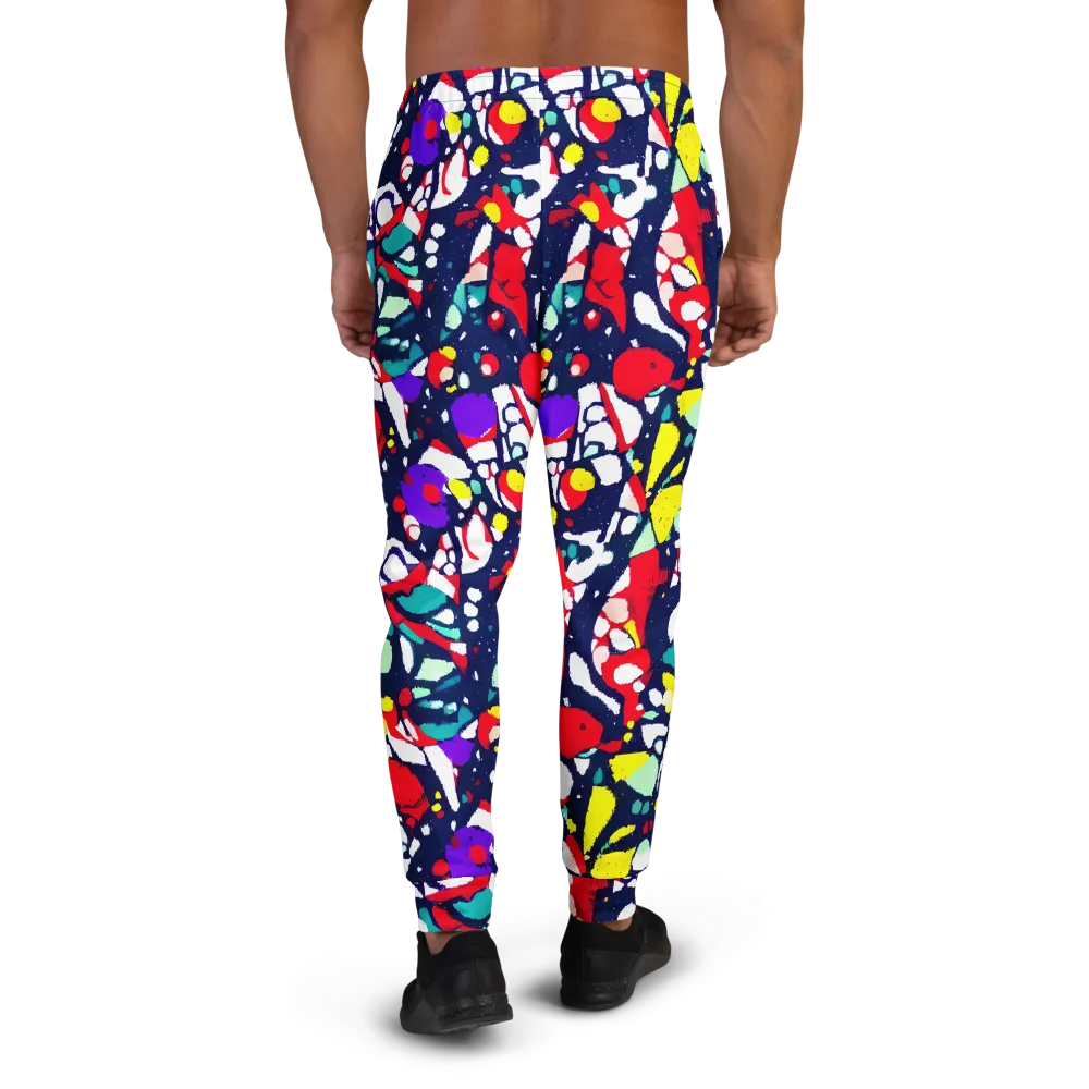 Prism Rumble on Men's Joggers — Back