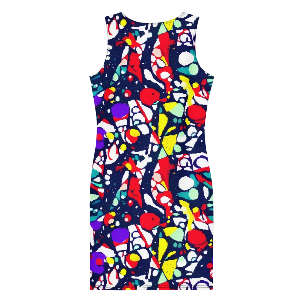 Prism Rumble on Bodycon Dress — Back