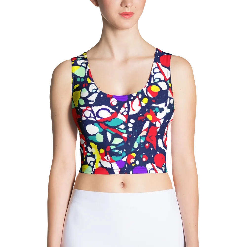 Prism Rumble on Crop Top — Front