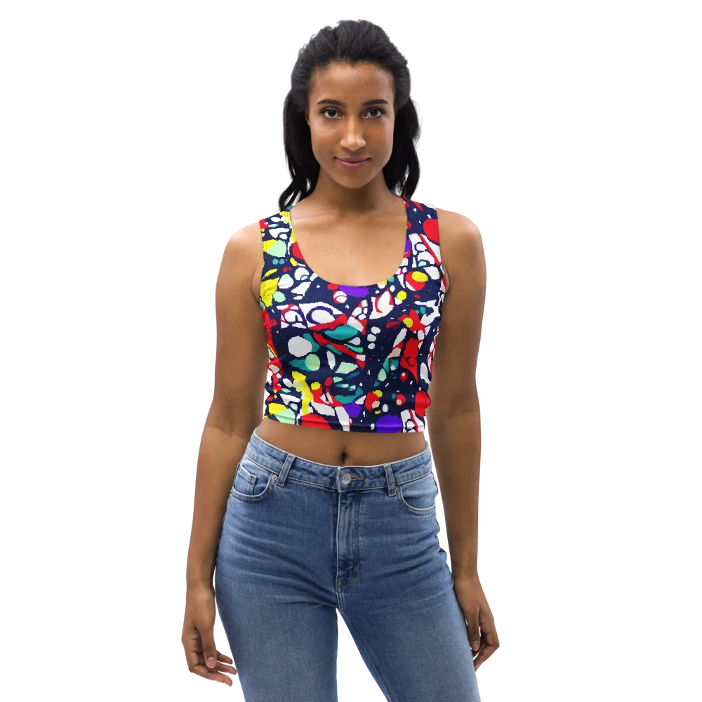 Prism Rumble on Crop Top — Front