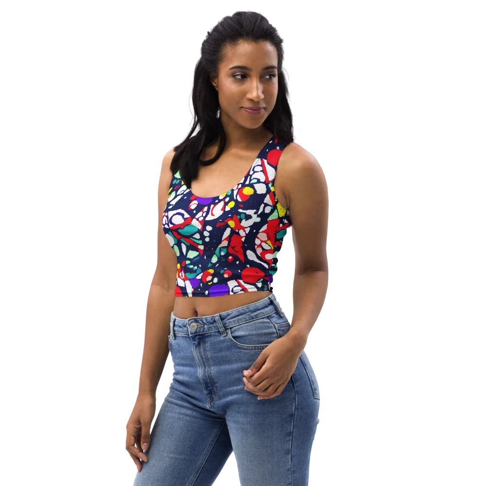 Prism Rumble on Crop Top — Left Front