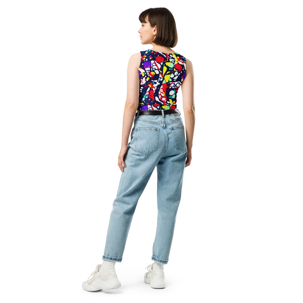 Prism Rumble on Crop Top — Back
