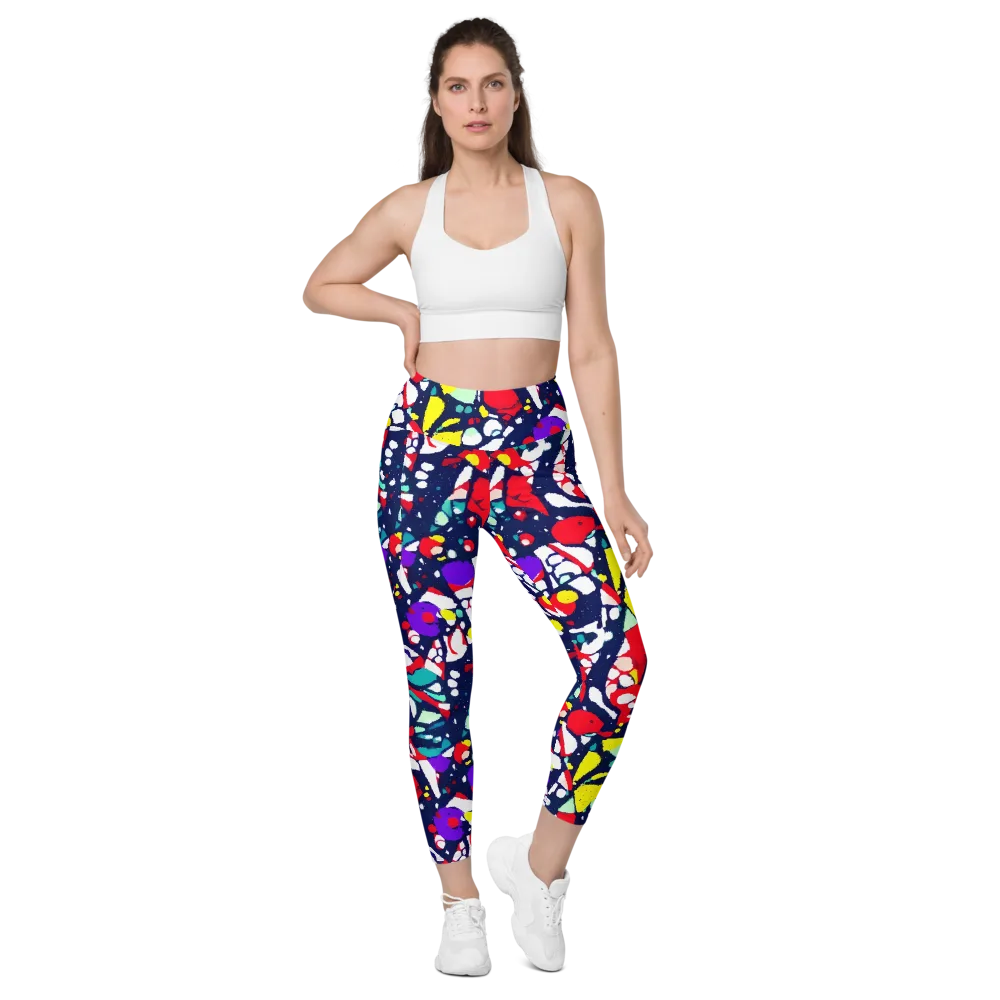 Prism Rumble on Leggings with Pockets — Front
