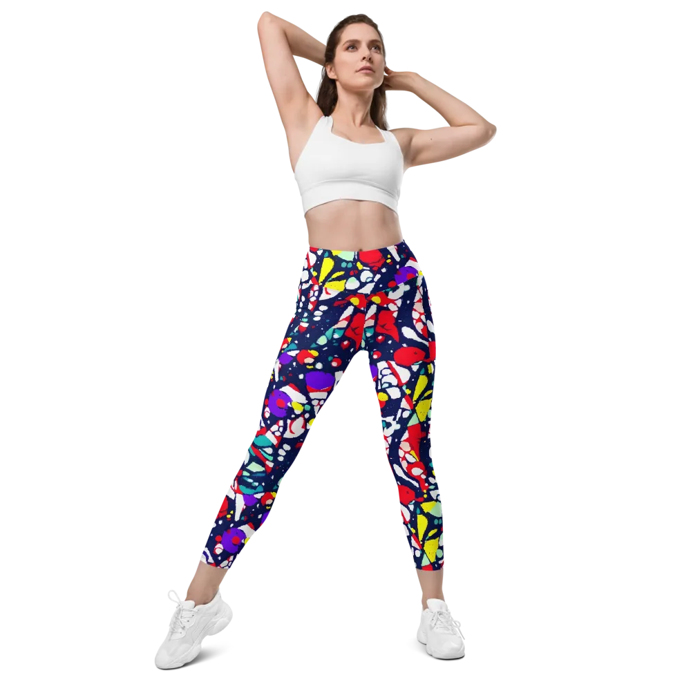 Prism Rumble on Leggings with Pockets — Front