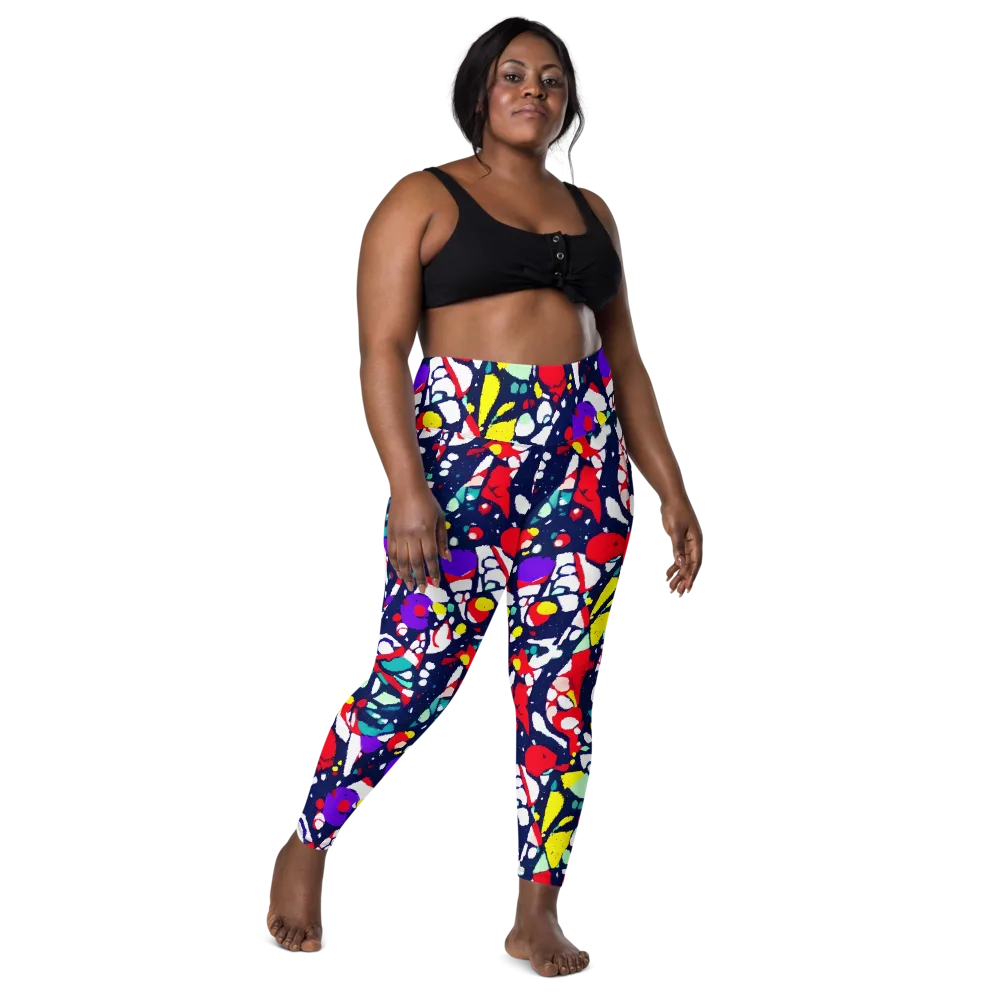 Prism Rumble on Leggings with Pockets — Front