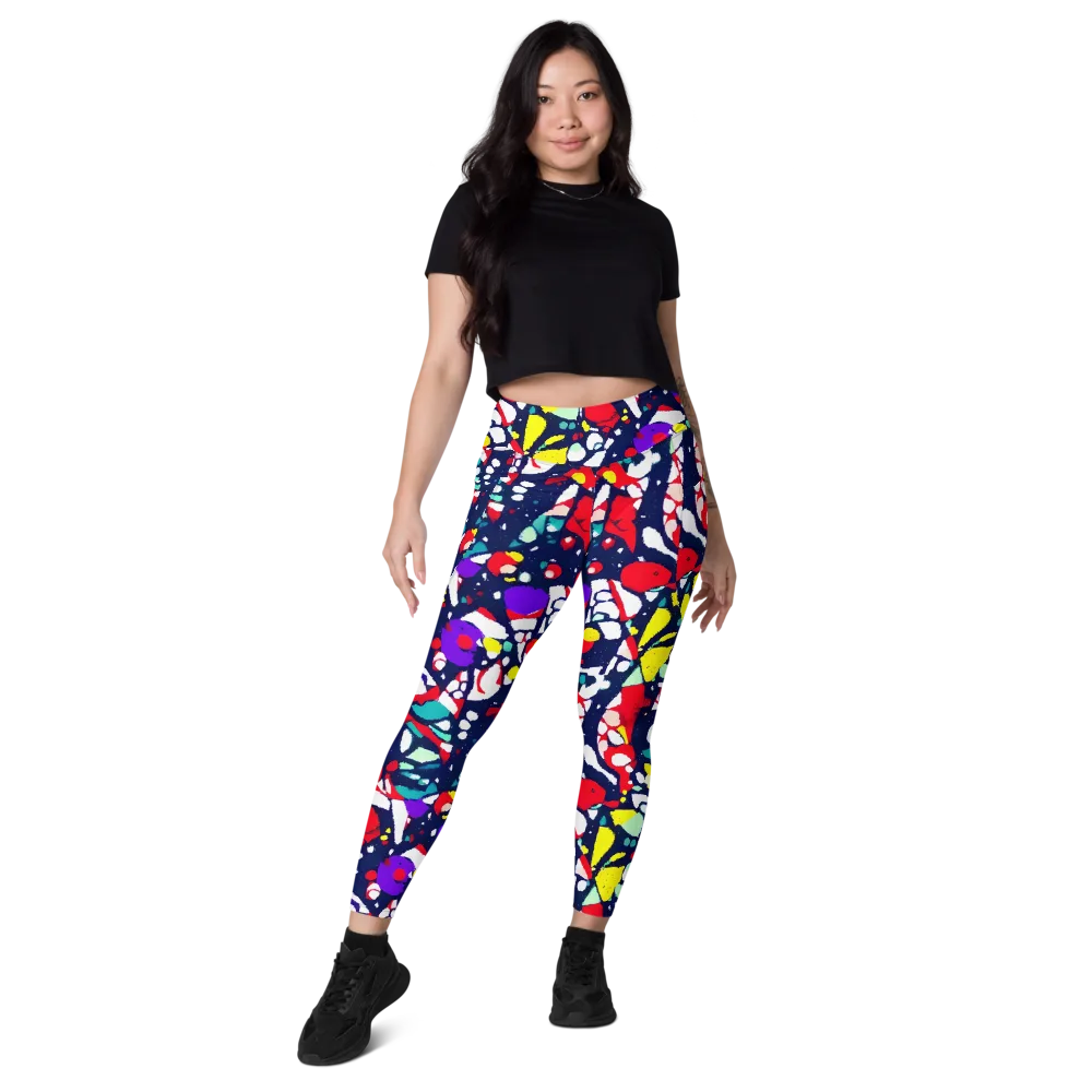 Prism Rumble on Leggings with Pockets — Front