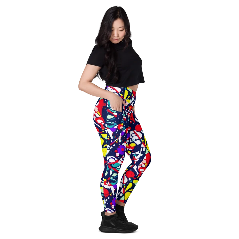 Prism Rumble on Leggings with Pockets — Right