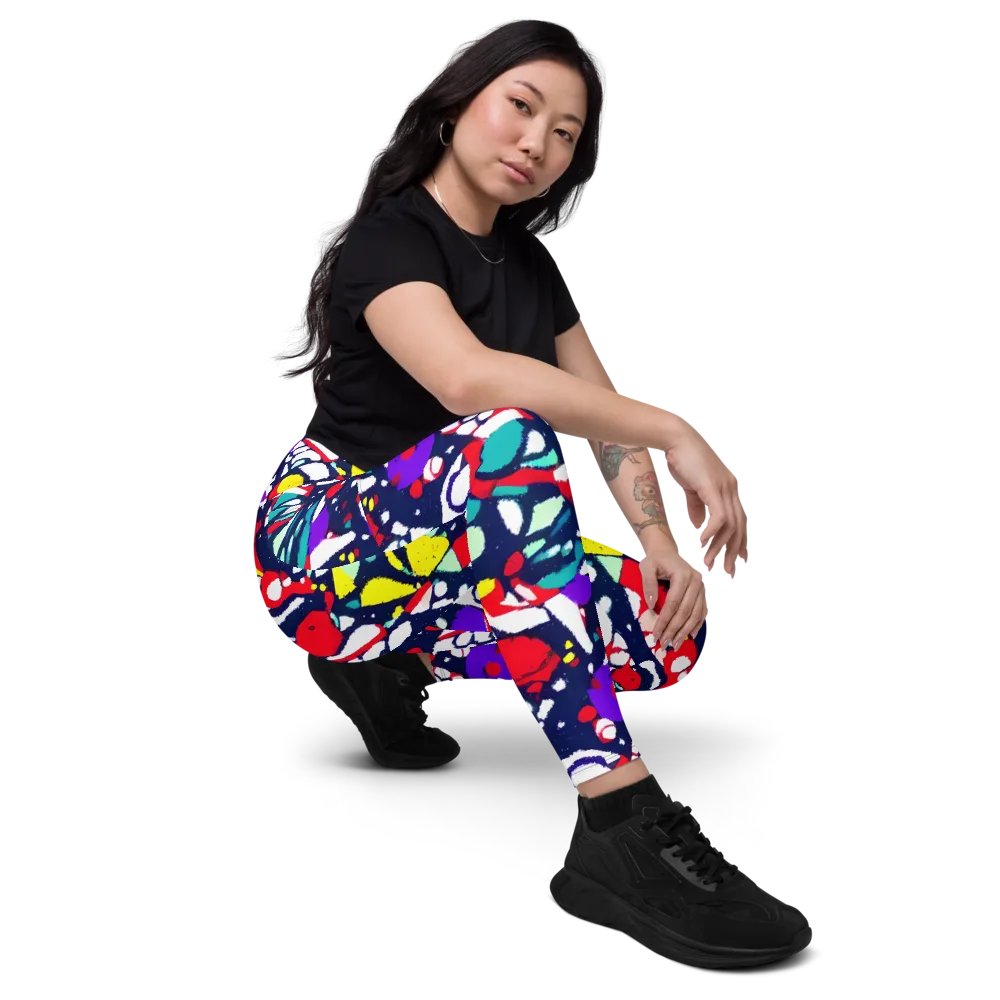 Prism Rumble on Leggings with Pockets — Right Front