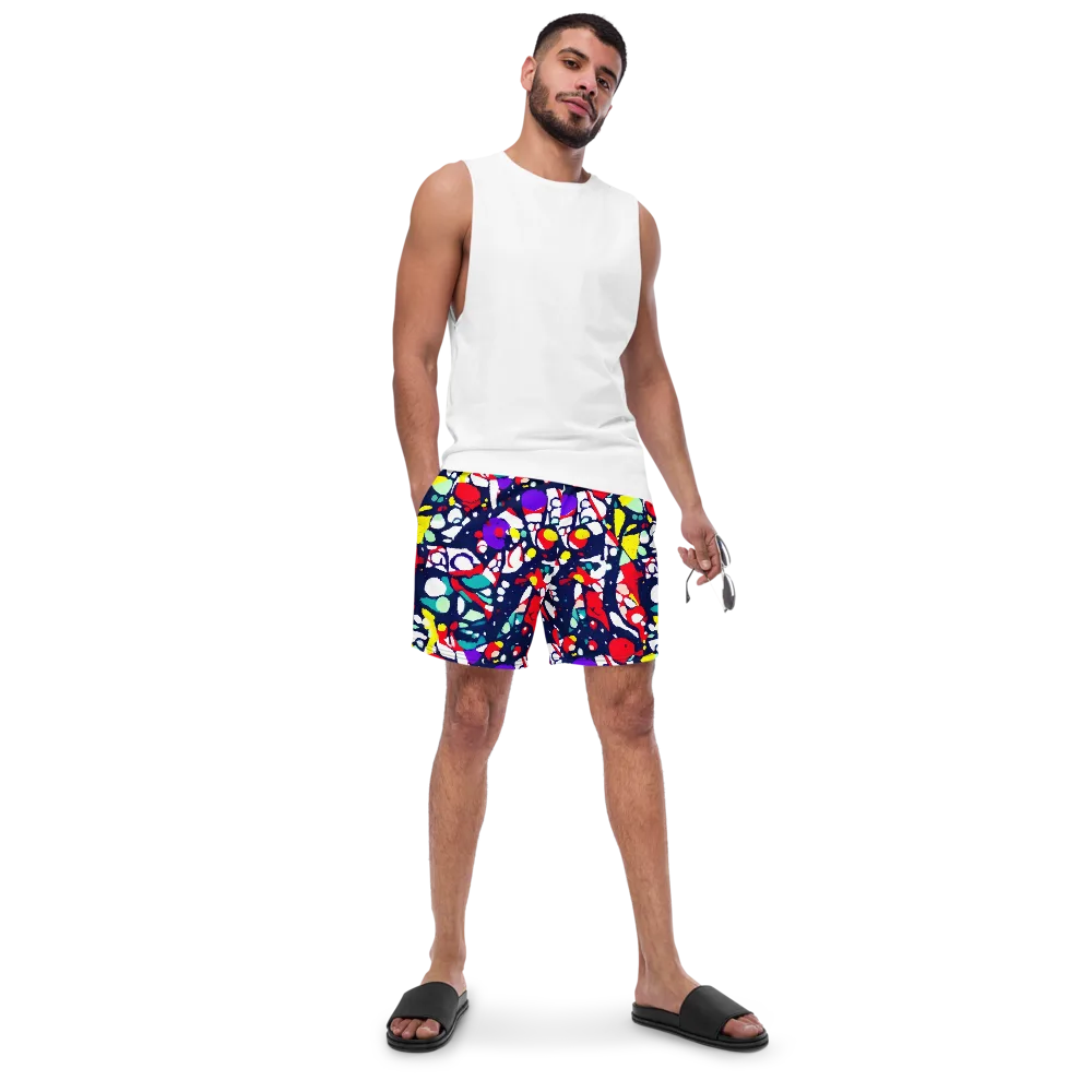 Prism Rumble on Swim Trunks — Front