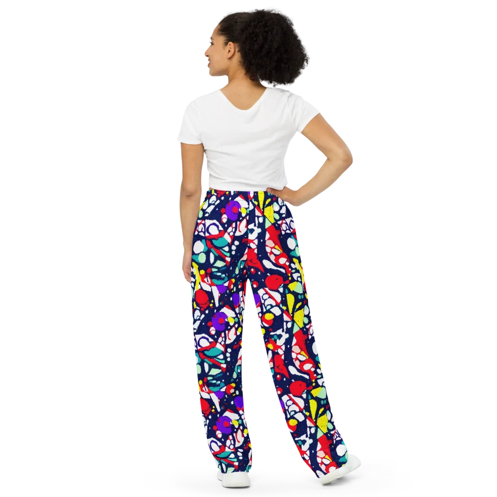 Prism Rumble on Wide-Leg Pants — Back