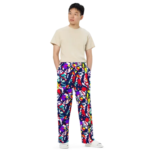 Prism Rumble on a Wide-Leg Pants