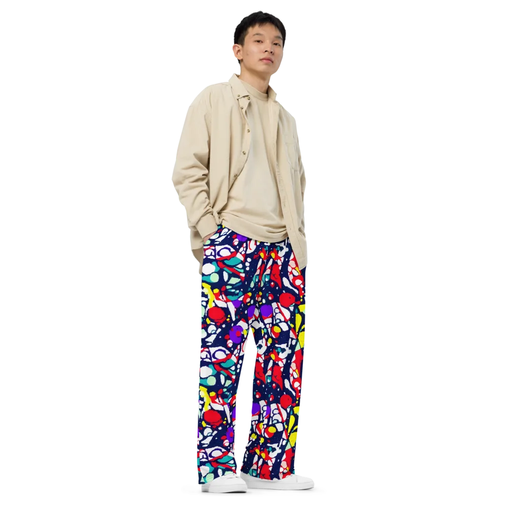 Prism Rumble on Wide-Leg Pants — Right Front