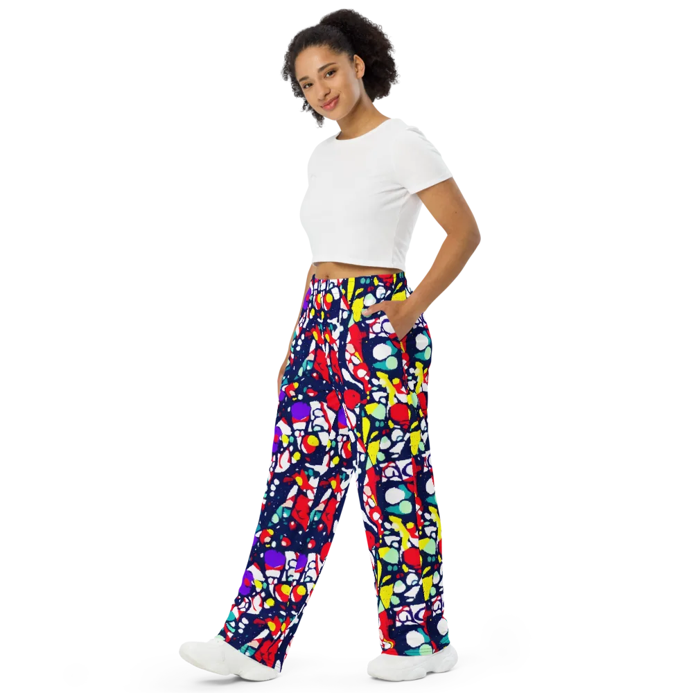 Prism Rumble on Wide-Leg Pants — Left Front
