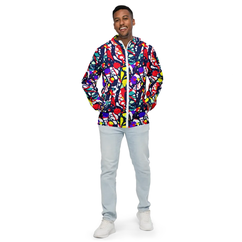 Prism Rumble on Men's Windbreaker — Front