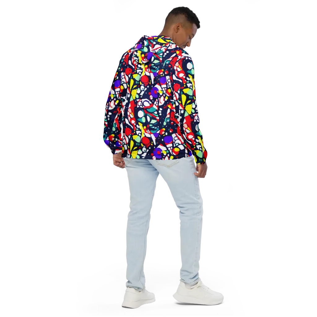 Prism Rumble on Men's Windbreaker — Back