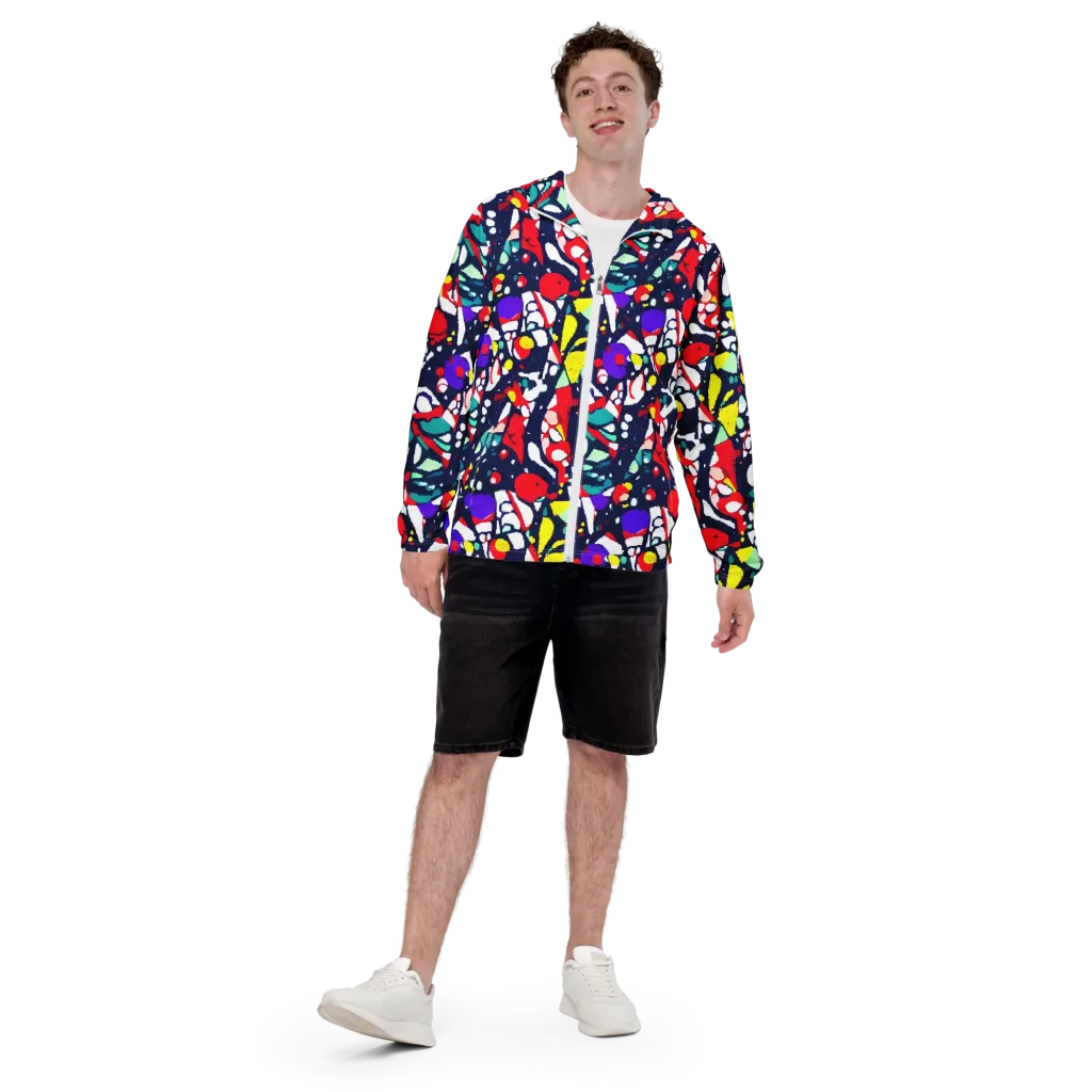 Prism Rumble on Men's Windbreaker — Front