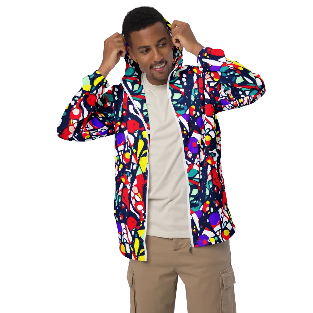 Prism Rumble on Men's Windbreaker — Front