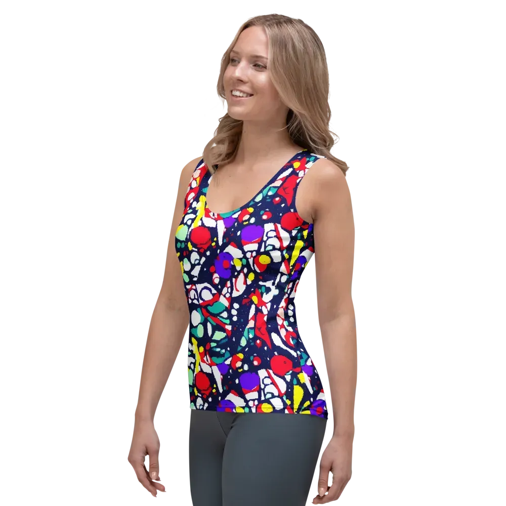 Prism Rumble on Women's Tank Top — Left Front