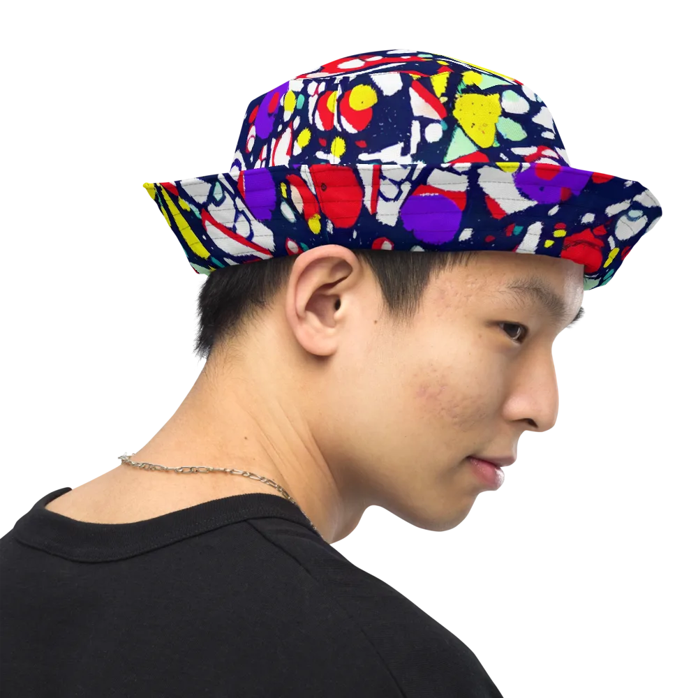 Prism Rumble on Reversible Bucket Hat — Right Outside