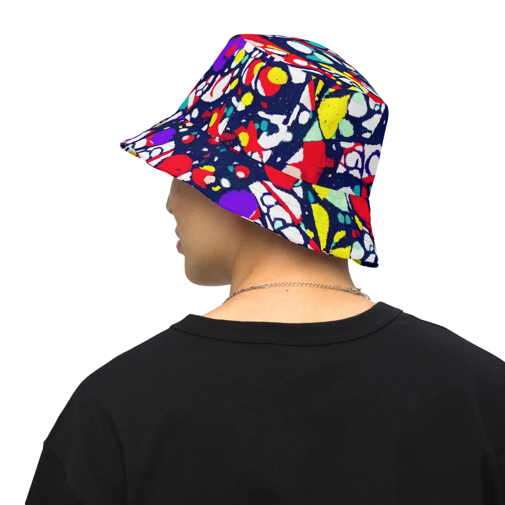 Prism Rumble on Reversible Bucket Hat — Back Inside