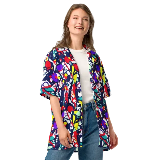 Prism Rumble on a Button Shirt
