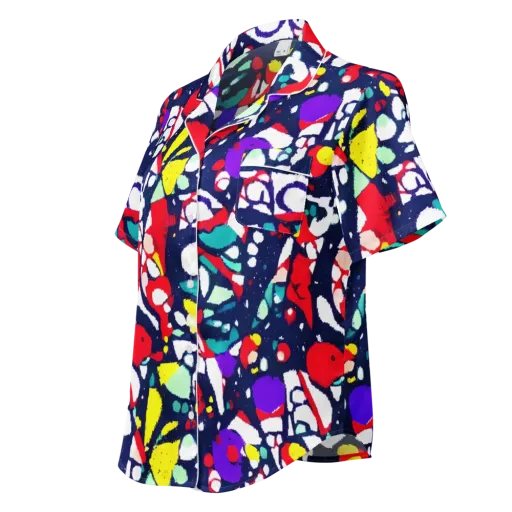 Prism Rumble on a Women's Short Sleeve Pajama Top