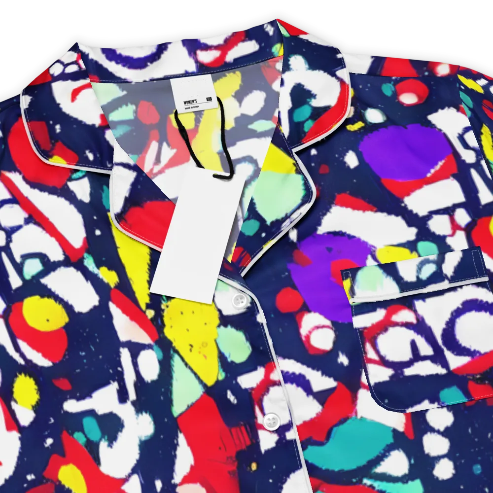 Prism Rumble on Women's Short Sleeve Pajama Top — Product details