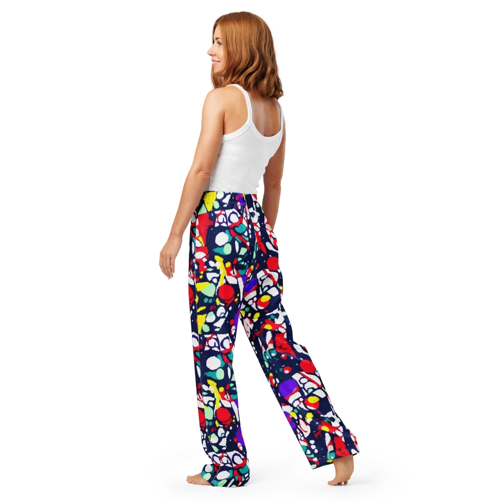 Prism Rumble on Women's Pajama Pants — Back