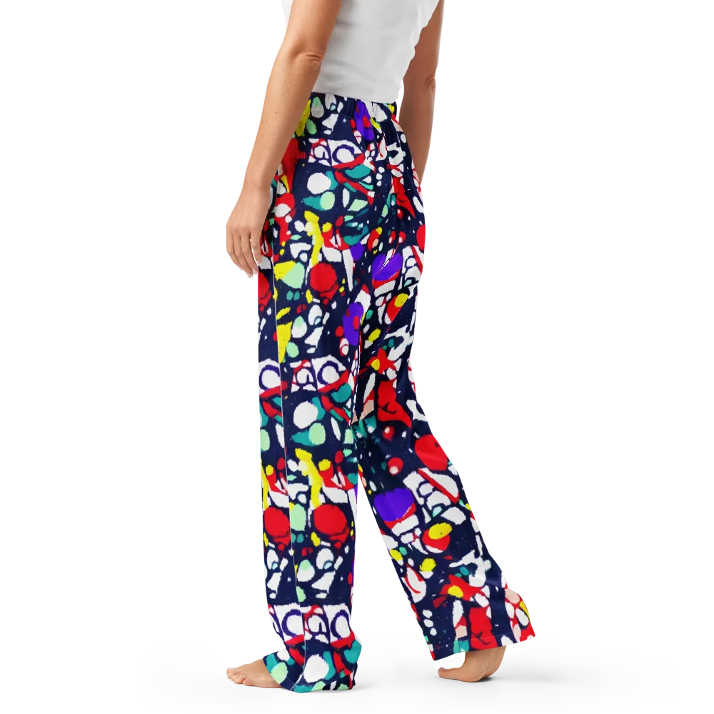 Prism Rumble on Women's Pajama Pants — Left